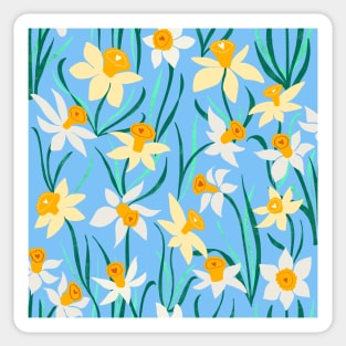 Daffodil meadow Sticker